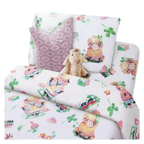 постельное белье 1,5сп MONA LIZA Kids Овечки бязь 1 нав.50х70 см, арт.501025