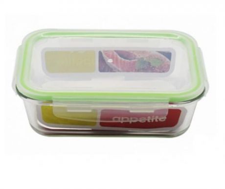 Контейнер для хранения пищевых продуктов APPETITE, 1 л, зеленый