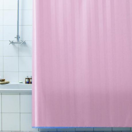 Штора для ванной BACCHETTA, Rigone, 240*200 см, розовый