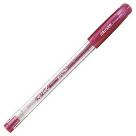 Гелевая ручка HAUSER, BLING, розовый