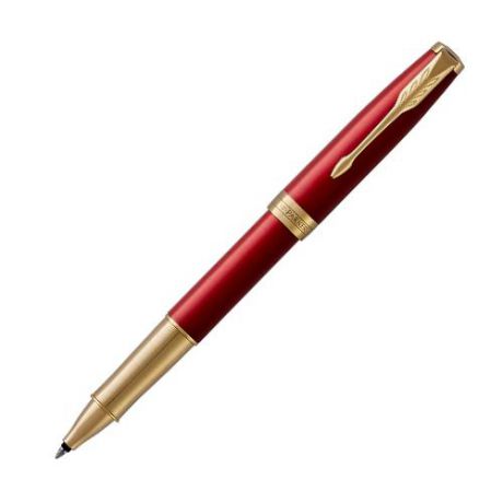 Ручка-роллер PARKER, SONNET, Lacquer Intense Red GT