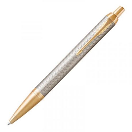 Шариковая ручка PARKER, IM, Premium Warm Silver GT