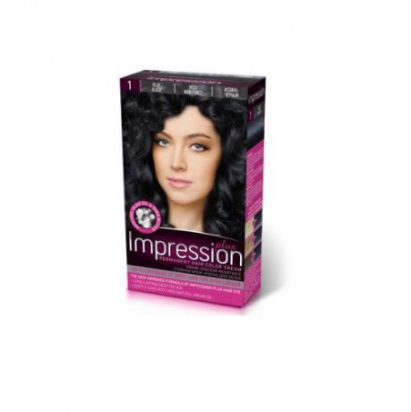 Краска для волос Impression plus, Иссиня-черный, 1