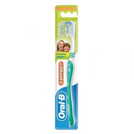 Зубная щетка Oral-B, 3 Effect, Натуральная свежесть