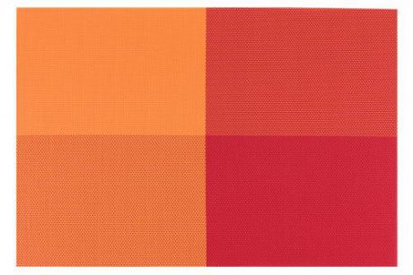 Набор сервировочных салфеток Elan gallery, Красно-оранжевые, 45*30 см, 4 предмета