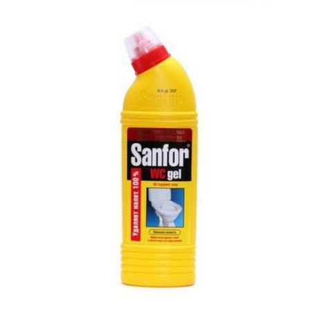 Чистящее средство для унитаза Sanfor, Лимон, 750 мл + 300 мл