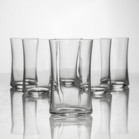 Набор стаканов для воды CRYSTALITE BOHEMIA, BUTEO, 420 мл, 6 предметов