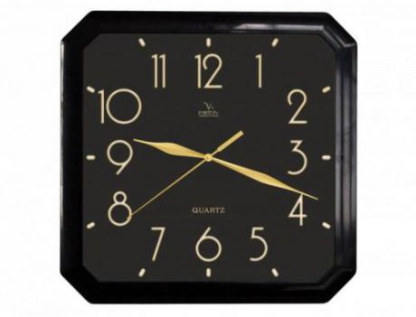 Часы настенные ВЕГА, Классика, 28*28 см, черный