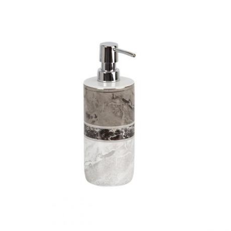 Дозатор для жидкого мыла PRIMANOVA, GARNSEY, 7*20,5 см, серый