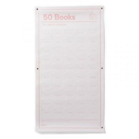Постер DOIY, 50 книг, которые нужно прочитать в жизни