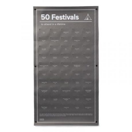 Постер DOIY, 50 фестивалей, которые нужно посетить в жизни