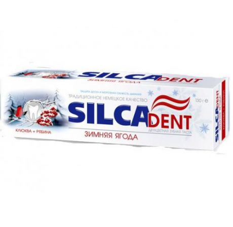 Зубная паста SILCA, DENT, Зимняя ягода, 130 гр
