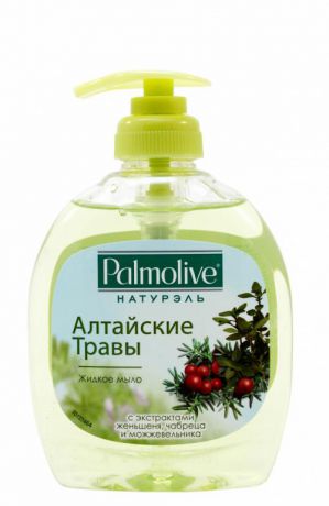 Жидкое мыло Palmolive, Алтайские травы, 0,3 л, желтый