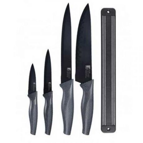 Набор кухонных ножей BERGNER, CARBON TT, 5 предметов