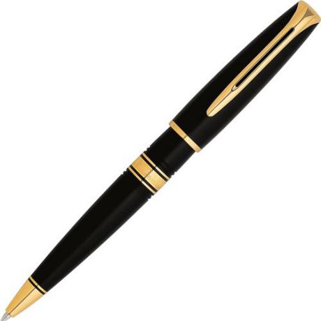 Шариковая ручка WATERMAN, Charlestone, Ebony Black, позолота