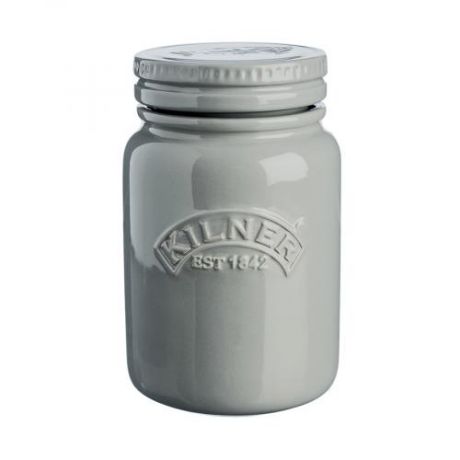 Банка для сыпучих продуктов KILNER, Push Top, 0,6 л, серый