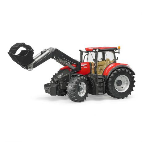 BRUDER Трактор Case IH Optum 300 CVX с погрузчиком