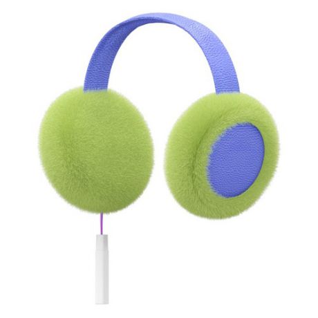 Наушники HIPER Sound, Bluetooth, накладные, зеленый