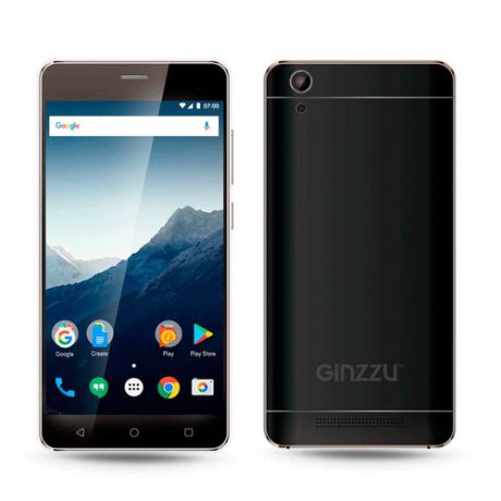 Смартфон GINZZU S5002, черный