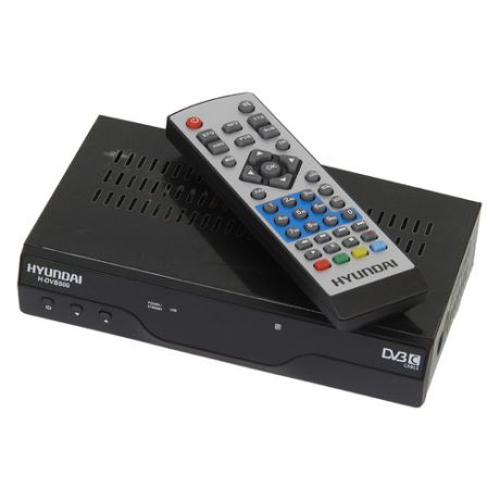 Ресивер DVB-C HYUNDAI H-DVB800, черный