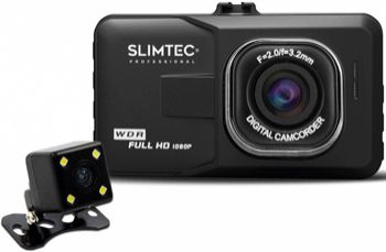 Автомобильный видеорегистратор SLIMTEC Dual F2