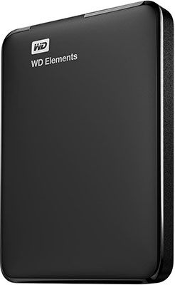 Внешний жесткий диск (HDD) Western Digital Original USB 3.0 1Tb WDBUZG 0010 BBK-WESN Elements Portable 2.5