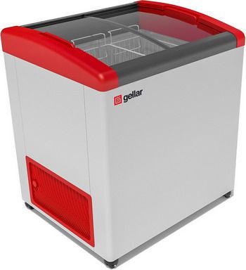 Морозильный ларь Gellar FG 250 E красный