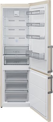 Двухкамерный холодильник Jackys JR FV 2000 мраморный бежевый