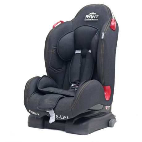 Автокресло 9-25 кг группа 1/2 RANT Premium Isofix черный