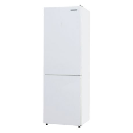 Холодильник KENWOOD KBM-1855NFDGW, двухкамерный, белое стекло
