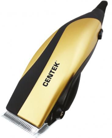 Машинка для стрижки волос Centek CT-2115 чёрный золотистый