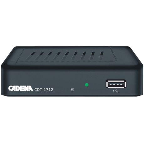 Цифровой телевизионный DVB-T2 ресивер CADENA CDT-1712