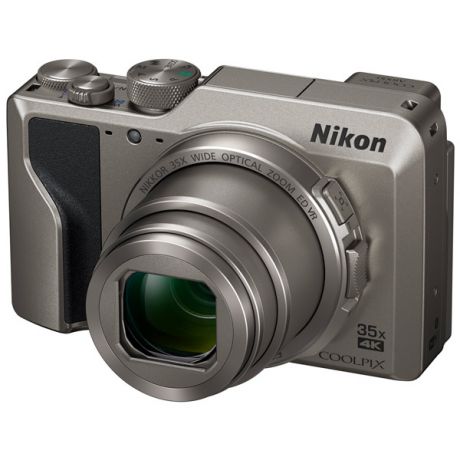 Фотоаппарат Nikon Coolpix A1000 Silver 16 Mp, 1/2.3" / max 4608х3456 / 35x zoom / Wi-Fi / экран 3" / 330 г