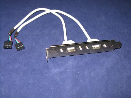 Планка в корпус USB2.0 -2 порта Espada EBRCT-2PrtUSB2 (10pin/9pin to usb2.0 переходник)