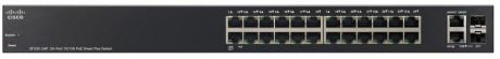 Коммутатор Cisco SF220-24-K9-EU управляемый 24 порта 10/100Mbps