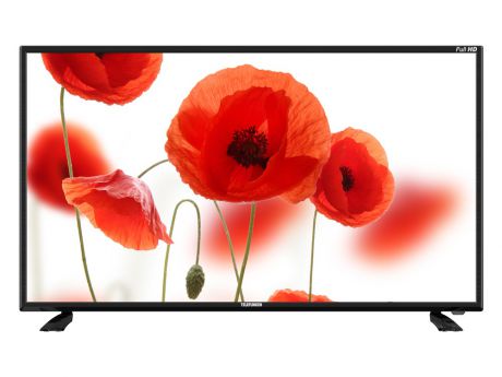 Телевизор Telefunken TF-LED40S44T2 LED 40" Black, 16:9, 1920x1080, 5000:1, 310 кд/м2, USB, VGA, 3xHDMI, AV, DVB-T, T2, C