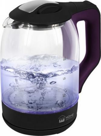 Чайник электрический Home Element HE-KT190 фиолетовый чароит 1800 Вт, 2 л, пластик/стекло