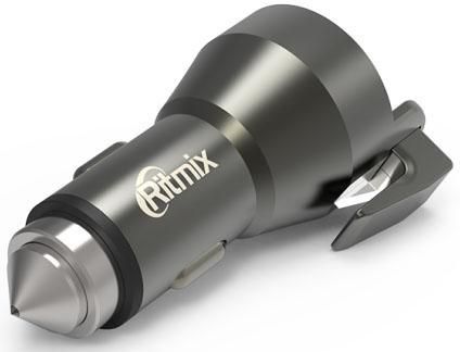 Автомобильное зарядное устройство Ritmix RM-2429DC 1/2.4 А 2 х USB черный