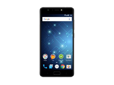 Смартфон Vertex Impress Play (VRX-VPL-BLK) MediaTek MT6753 (1.3) / 3GB / 32GB / 5.5" 1920x1080 IPS / 2Sim / 4G LTE / BT / 16Mp, 16Mp / Android 7.0 (Black)