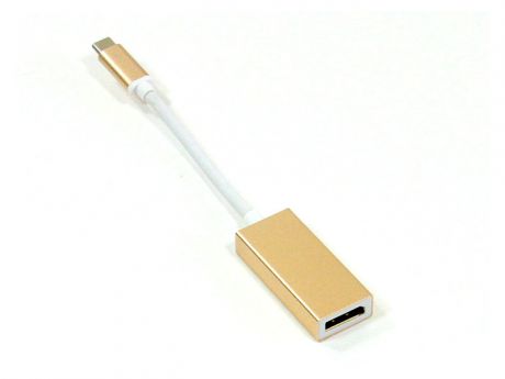 Кабель-адаптер USB 3.1 Type-Cm -- DP(f) 3840x2160@30Hz, 10Gbps , 0,15m Telecom TCA422