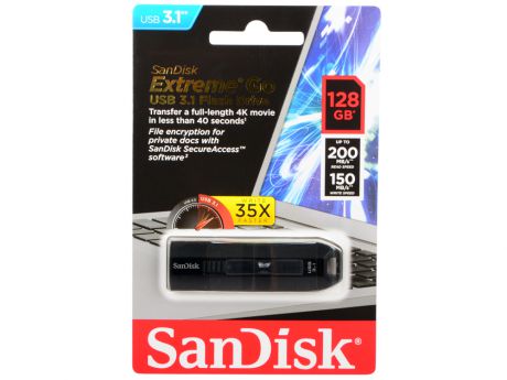 Флешка USB 128Gb SanDisk Extreme SDCZ800-128G-G46 черный