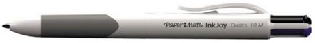 Ручка шариковая QUATRO, 4 цвета в одной ручке, карманный зажим