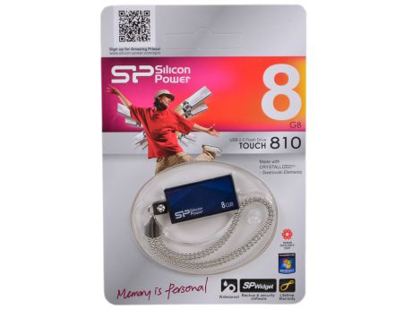 USB флешка Silicon Power Touch 810 Blue 8GB (SP008GBUF2810V1B)