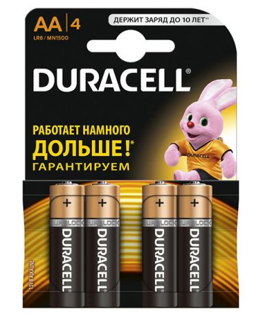 Батарейки Duracell LR6-4BL Ultra Power AA блистер 4 шт