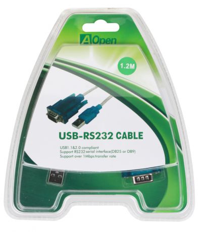 Кабель-адаптер USB 2.0 AM-COM 9pin Aopen ACU804