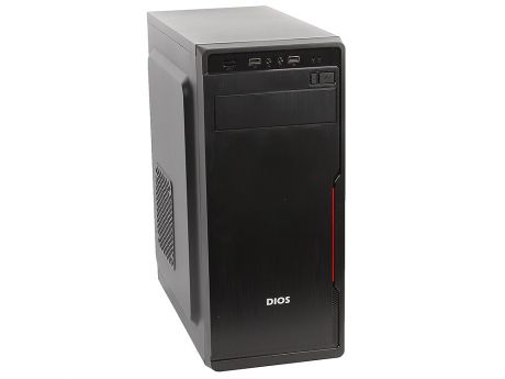 Компьютер OLDI Personal (0665489) Системный блок Black / i3-7100 3.9GHz / 4GB / 1TB / встроенная HDG 630 / Win10Pro