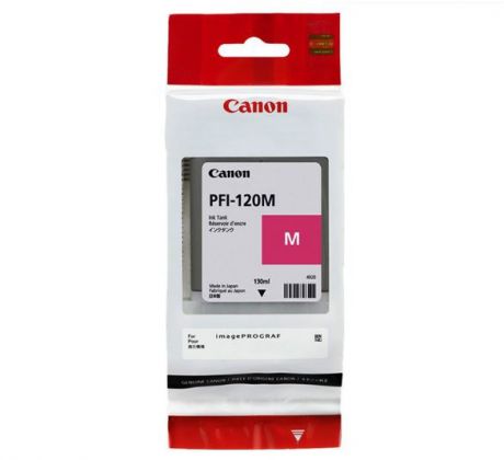 Картридж Canon PFI-120M пурпурный (magenta) 130 мл для Canon imagePROGRAF TM-200/205/300/305