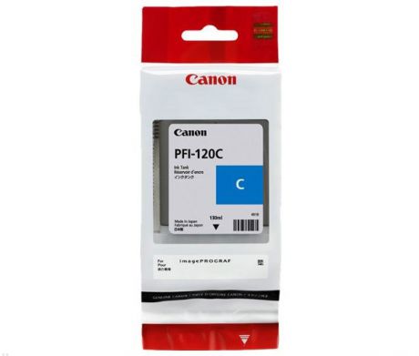 Картридж Canon PFI-120C голубой (cyan) 130 мл для Canon imagePROGRAF TM-200/205/300/305