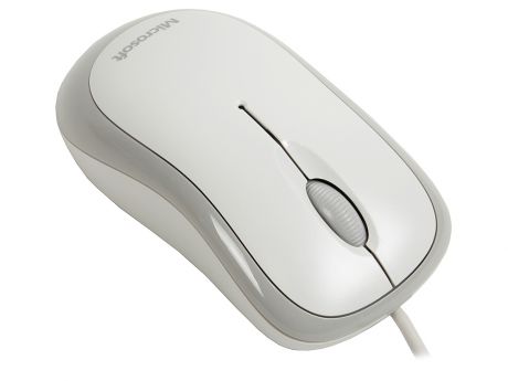 Мышь Microsoft Basic P58-00060 White USB проводная, оптическая, 1000 dpi, 3 кнопки + колесо