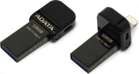 Флешка USB 128Gb A-Data AI920 AAI920-128G-CBK черный USB 3.1/Lightning